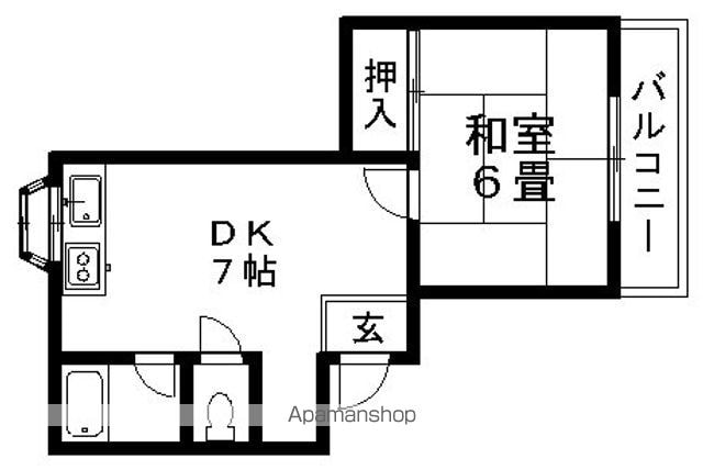 ハイツ上田の間取り写真