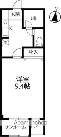 グリーンハイツI番館の間取り写真
