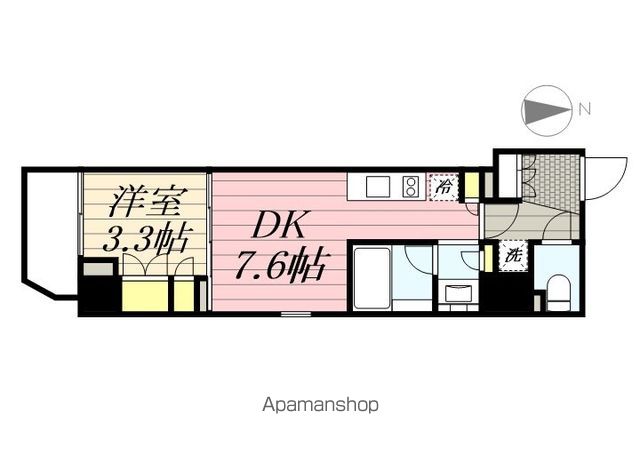 クレストコート新宿山吹町の間取り写真