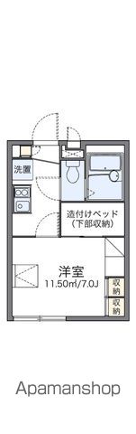レオパレスYUZURIHAの間取り写真