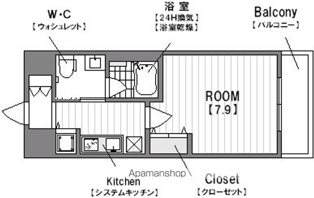 アーデン堺筋本町の間取り写真