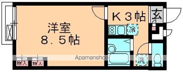レオパレスクレール光優IIの間取り写真