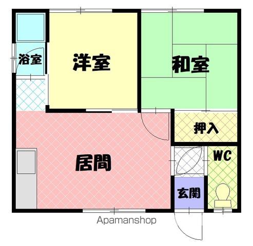 旭扇マンションの間取り写真