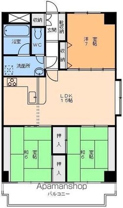 エル・エディフィシオＥ－１[3LDK/77.76m2]の間取図