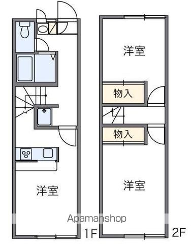 レオパレス東屋島の間取り写真
