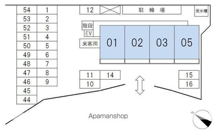 エスペランサⅢ[2LDK/60.3m2]の配置図