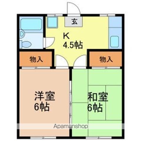 荻須マンションの間取り写真