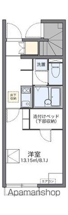 レオネクストｍａｎａ[1K/23.61m2]の間取図