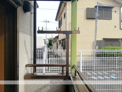 ニューハイム西山Ⅱ[1K/33.5m2]のバルコニー