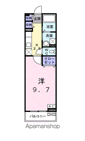 プラシードの間取り写真