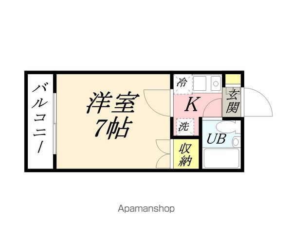 エスペーロ伊島の間取り写真