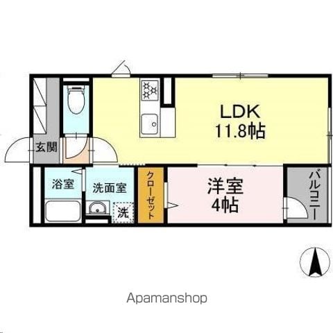 DHCR広瀬町の間取り写真