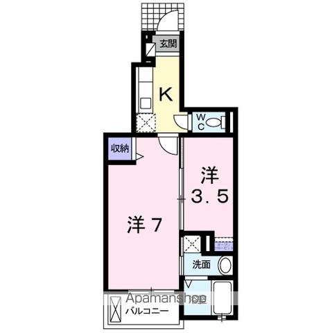 パーシモンIIの間取り写真