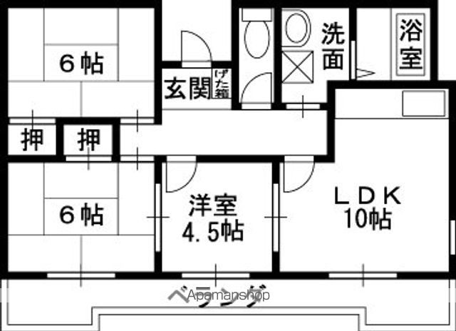 グランドハイツ春日台の間取り写真