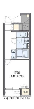 クレイノＬ　ＦＯＲＥＳＴ[1K/24.92m2]の間取図