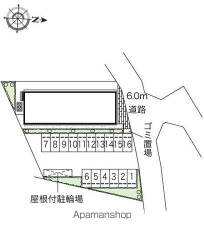 レオネクストひこうき雲 106 ｜ 千葉県富里市日吉倉1080-1（賃貸アパート1K・1階・23.61㎡） その17