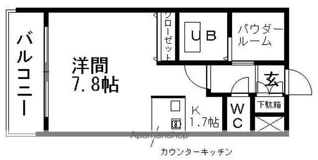 プレサンス名古屋駅前の間取り写真