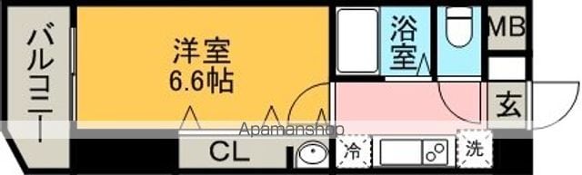 ベレーサ名駅ウエストの間取り写真