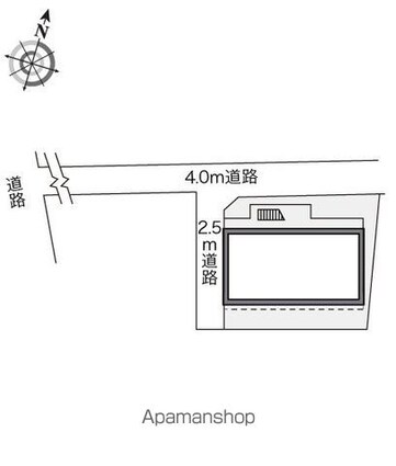 レオパレスルーチェ[1K/19.87m2]の配置図