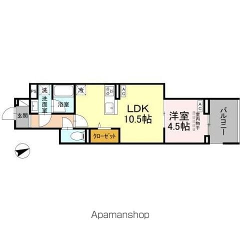 セレスティア清水の間取り写真