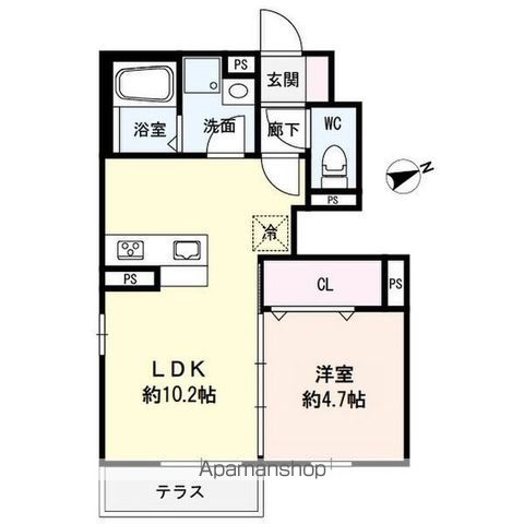 DエラングラースH仙台宮町の間取り写真