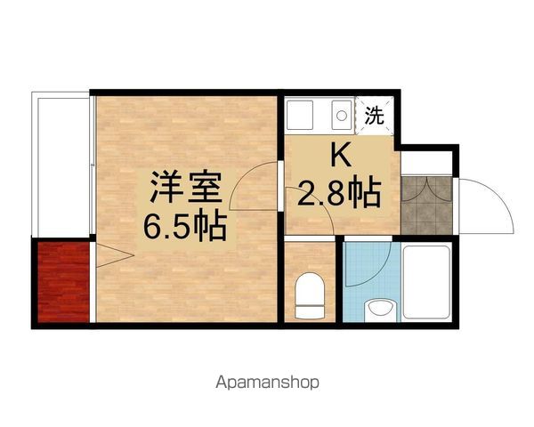 立川市柴崎町のマンションの間取り