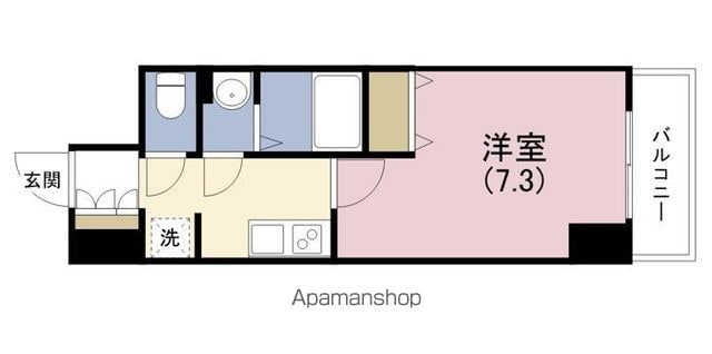 アプリーレ松屋町の間取り写真