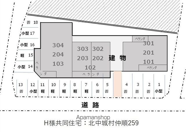 仮)H氏共同住宅のその他写真
