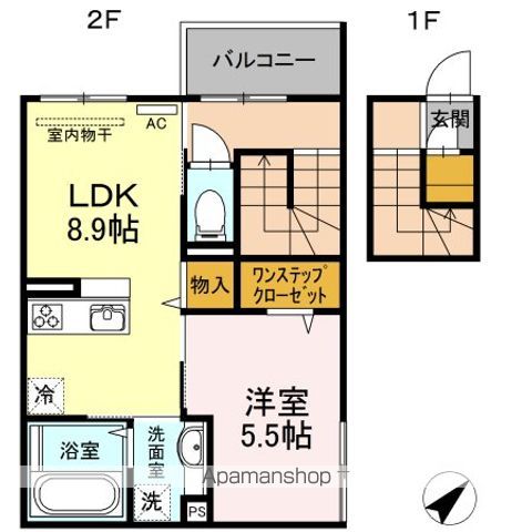 セジュールエスト参番館の間取り写真
