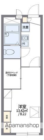 レオパレスFLOURISHの間取り写真