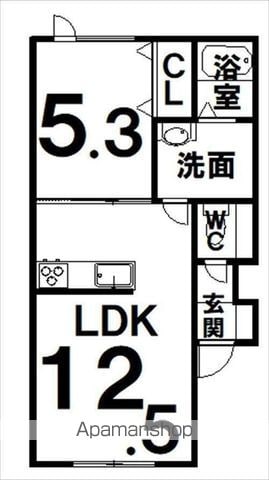エール帯広IIIの間取り写真