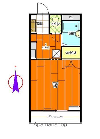 エスポワールの間取り写真