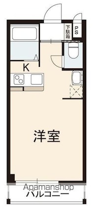 富士エクシブ[1R/26.9m2]の間取図