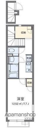 クレイノサンハイム[1K/29.78m2]の間取図