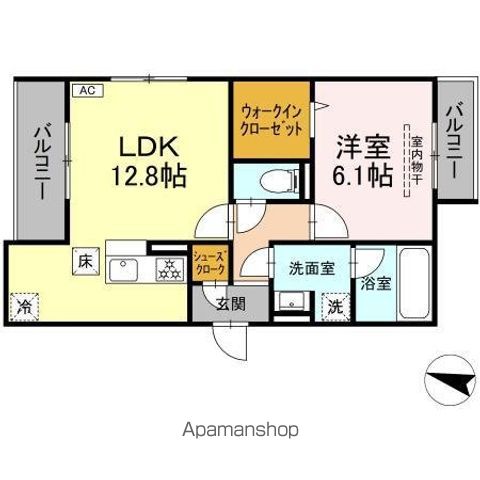京浜急行電鉄本線 鶴見市場駅 徒歩8分 3階建 新築の間取り写真