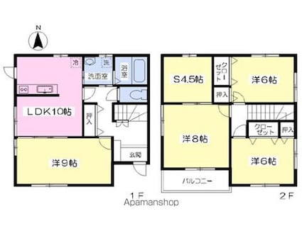 上市一戸建[4SLDK/100.19m2]の間取図