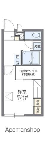 レオパレスオアシス中田の間取り写真