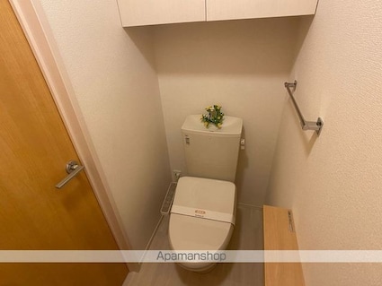 ミル・クレール　アネックス　Ａ棟[2LDK/53.75m2]のトイレ