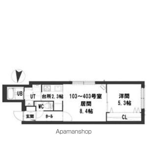 グランメール北24条駅前の間取り写真
