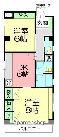 明石町戸建の間取り写真