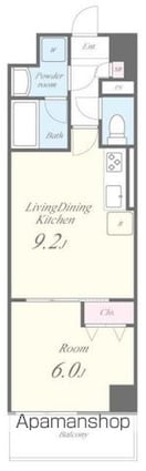 Ｖｉｌｌａ　Ｂｌａｎｃｈｅ[1LDK/35.57m2]の間取図