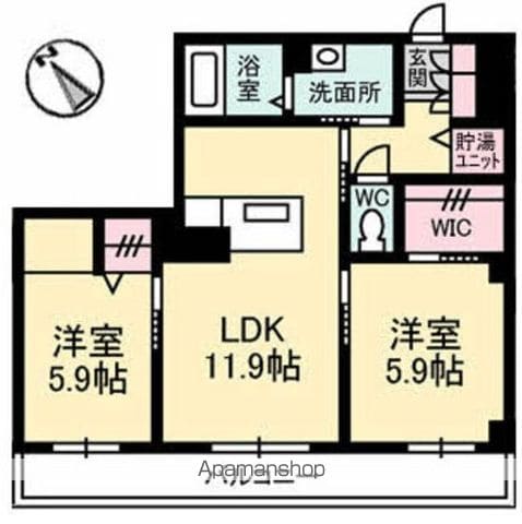 グランベレオ川口の間取り写真