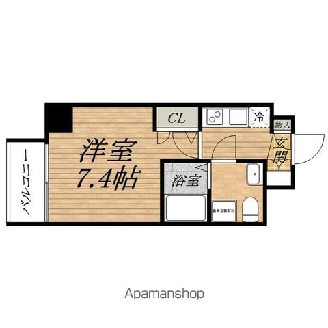 ミュプレ北浜EASTの間取り写真