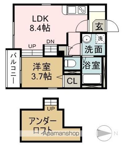 スヴニール伝馬の間取り写真