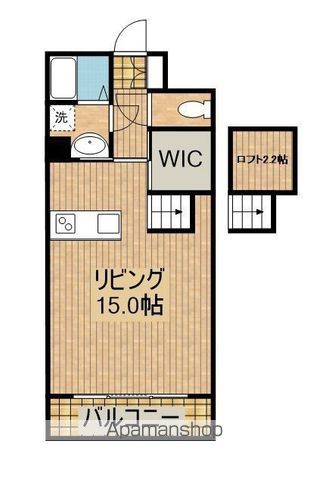 AmourDaikumachiの間取り写真