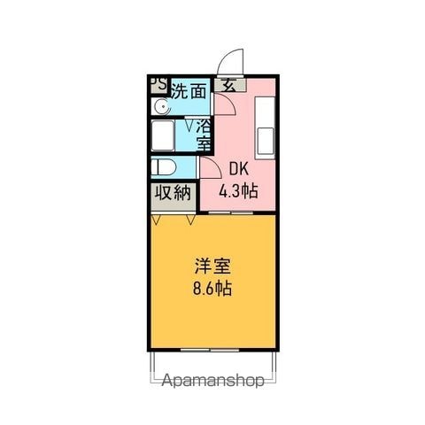 メゾンかりがねの間取り写真
