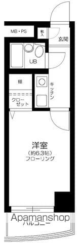ライオンズマンション久が原駅前の間取り写真