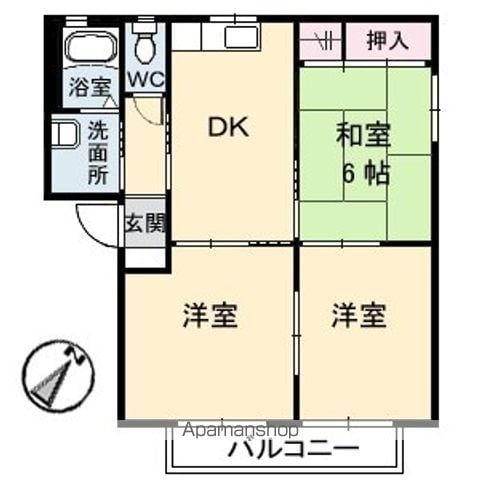 アダージョン C棟の間取り写真