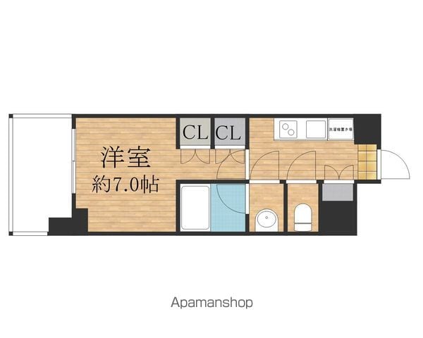 ルネフラッツ谷町四丁目の間取り写真