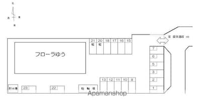 和歌山県和歌山市小雑賀[1LDK/40.33m2]の配置図